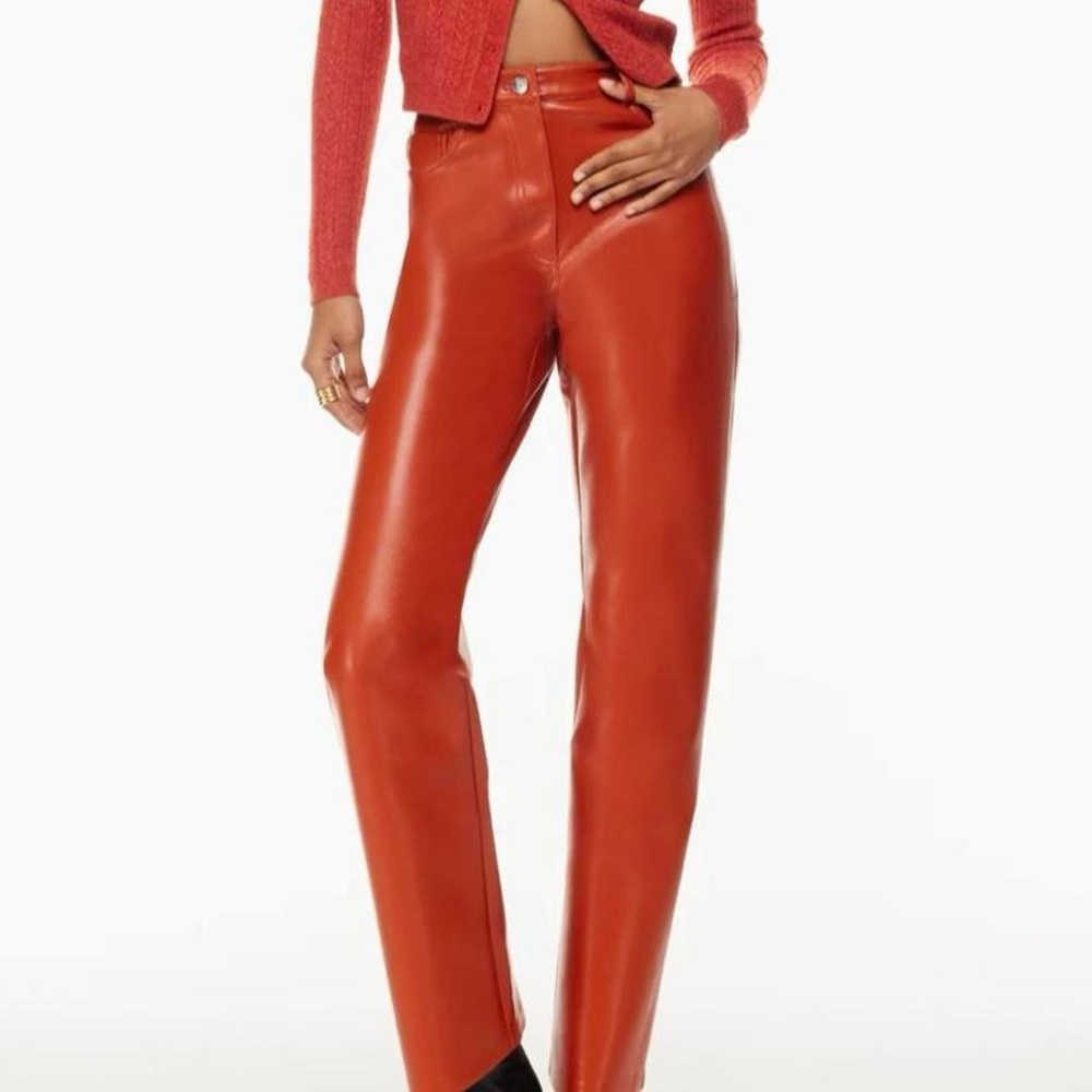 NWT! Aritzia Wilfred Melina Pant - Revel Red, 00